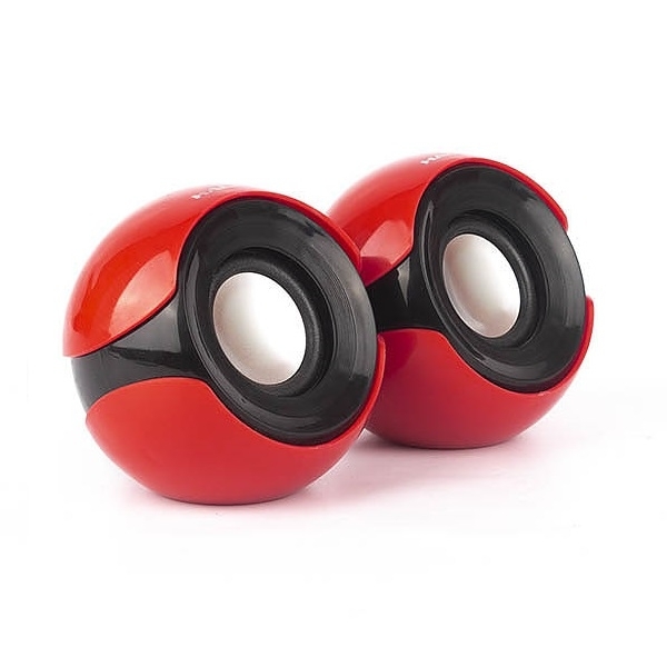 PARLANTE HALION HA-S12 NEGRO/ROJO USB
